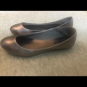 Silver flats size 9.5